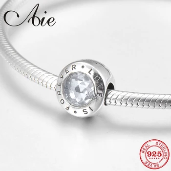 Fashion 925 Sterling Silver Sparkling CZ fine LOVE IS FOREVER Beads Fit Original European Charm Bracelet Jewelry making
Fashion 925 Sterling Silver Sparkling CZ fine LOVE IS FOREVER Beads Fit Original European Charm Bracelet Jewelry making