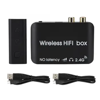 Durable ABS Wireless 2.4G HIFI No Delay Audio Transmitter Receiver Set 2403-2478MHZ Audio Transmitter
Durable ABS Wireless 2.4G HIFI No Delay Audio Transmitter Receiver Set 2403-2478MHZ Audio Transmitter