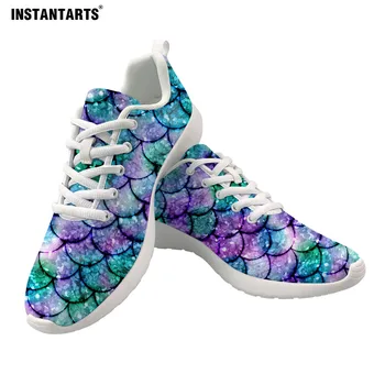 INSTANTARTS Casual Shoes Women's Mermaids Print Autumn Comfortable Sneakers Woman Mesh Flats Footwear for Ladies Girls Zapatos 
INSTANTARTS Casual Shoes Women's Mermaids Print Autumn Comfortable Sneakers Woman Mesh Flats Footwear for Ladies Girls Zapatos