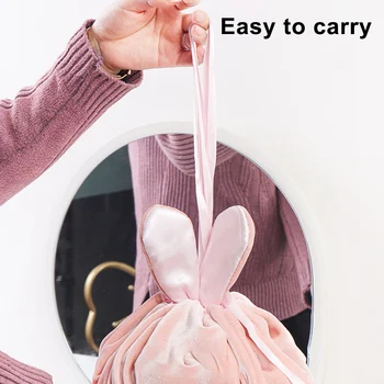 Bunny Drawstring Makeup Bags Velvet Cosmetic Storage Bag Travel Portable Toiletry Bag LDO99
Bunny Drawstring Makeup Bags Velvet Cosmetic Storage Bag Travel Portable Toiletry Bag LDO99
