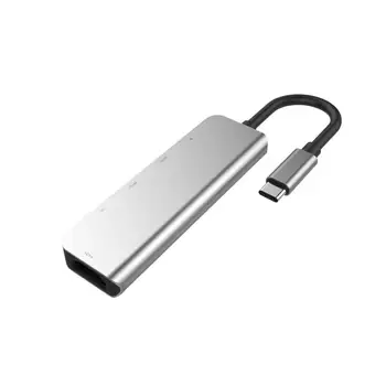 USB C Hub Portable Type-C Hub Adapter Dongle 5-in-1 Dual USB-C Hub with USB-C to HDMI PD Charging Port USB 3.0 for MacBook Pro
USB C Hub Portable Type-C Hub Adapter Dongle 5-in-1 Dual USB-C Hub with USB-C to HDMI PD Charging Port USB 3.0 for MacBook Pro