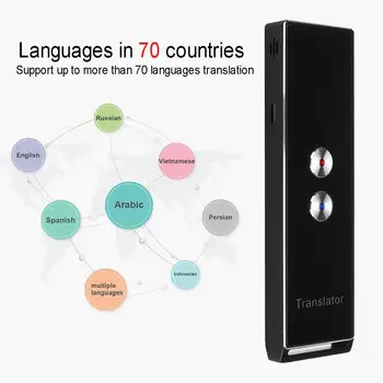 Mini Translator Wireless Smart Portable 70 Languages Two-Way Real Time timely Voice Translator Learning Travelling Translator
Mini Translator Wireless Smart Portable 70 Languages Two-Way Real Time timely Voice Translator Learning Travelling Translator