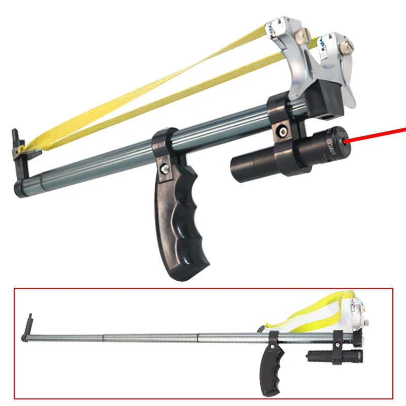 Hunting powerful Catapult slingshot Straight Rod High Precision Telescopic High Power Red Laser Stainless Steel Slingshot
Hunting powerful Catapult slingshot Straight Rod High Precision Telescopic High Power Red Laser Stainless Steel Slingshot