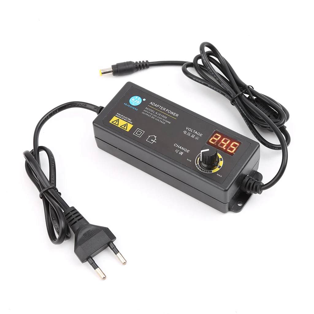 Drop Ship Adjustable Power Adapter With Voltage Digital Display Screen 3V-12V 5A EU Plug
Drop Ship Adjustable Power Adapter With Voltage Digital Display Screen 3V-12V 5A EU Plug