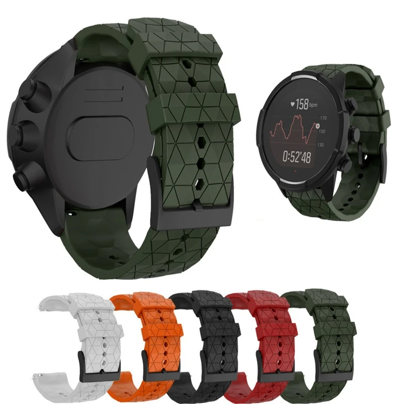 Watch Band Correa for suunto-7/9 Smart Watch Silicone Strap Sport Wrist HR/Baro WXTB
Watch Band Correa for suunto-7/9 Smart Watch Silicone Strap Sport Wrist HR/Baro WXTB