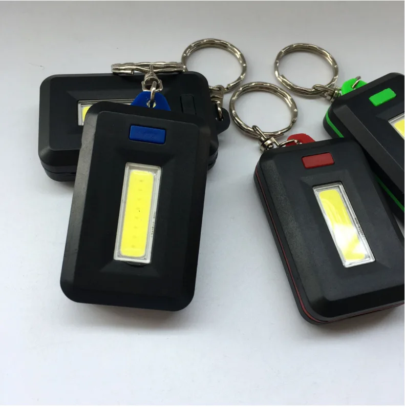 

Mini LED Flashlight Keychain Portable Keyring Light Torch Key Chain 45LM 3 Modes Emergency Camping Lamp backpack Outdoor Tools