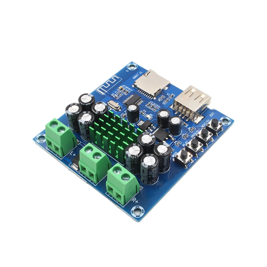 TPA3116D2 Bluetooth Amplifier Board Dual Channel 50W + 50W DC 12-24V Support TF Card U Disk Wireless Bluetooth Amplifiers
TPA3116D2 Bluetooth Amplifier Board Dual Channel 50W + 50W DC 12-24V Support TF Card U Disk Wireless Bluetooth Amplifiers