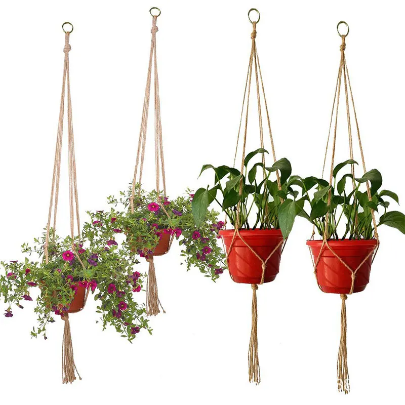 New Pot Holder Macrame Plant Hanger Hanging Planter Basket Jute Rope Braided Craft @
New Pot Holder Macrame Plant Hanger Hanging Planter Basket Jute Rope Braided Craft @