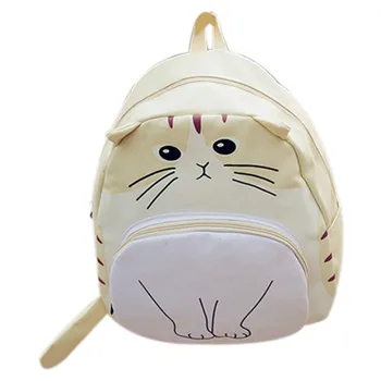 Lovely Cat Printing Backpack Women Canvas School Backpack For Teenagers Ladies Casual Cute Rucksack Bookbags(Creamy-White)
Lovely Cat Printing Backpack Women Canvas School Backpack For Teenagers Ladies Casual Cute Rucksack Bookbags(Creamy-White)