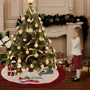 Christmas Tree Skirt, Merry Christmas Car Printed Mat with Red and Black Plaid Edge for Holiday Decorations 2020 New Arrivals
Christmas Tree Skirt, Merry Christmas Car Printed Mat with Red and Black Plaid Edge for Holiday Decorations 2020 New Arrivals