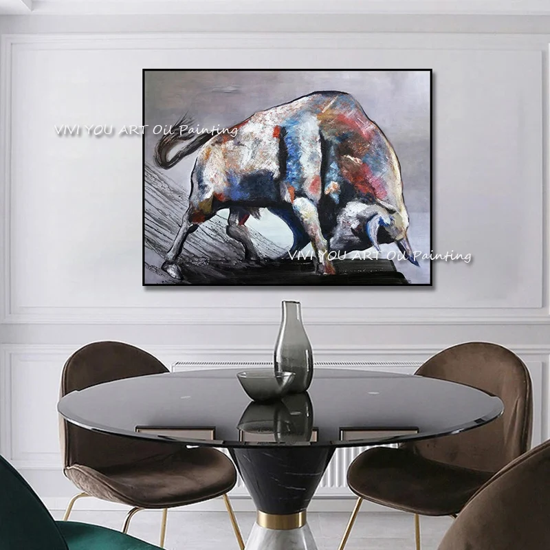 Hot Sale Brave Bow Animal Art Gray Man Hand Painted Abstract Oil Painting Canvas Wall Picture Art Living Room Home Decoration
Hot Sale Brave Bow Animal Art Gray Man Hand Painted Abstract Oil Painting Canvas Wall Picture Art Living Room Home Decoration