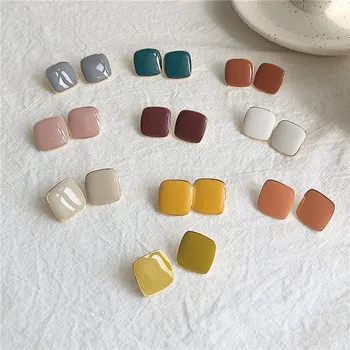 Fashionable Multicolor Earrings Simple and Wild Personality Morandi Color Drop Glaze Earrings
Fashionable Multicolor Earrings Simple and Wild Personality Morandi Color Drop Glaze Earrings