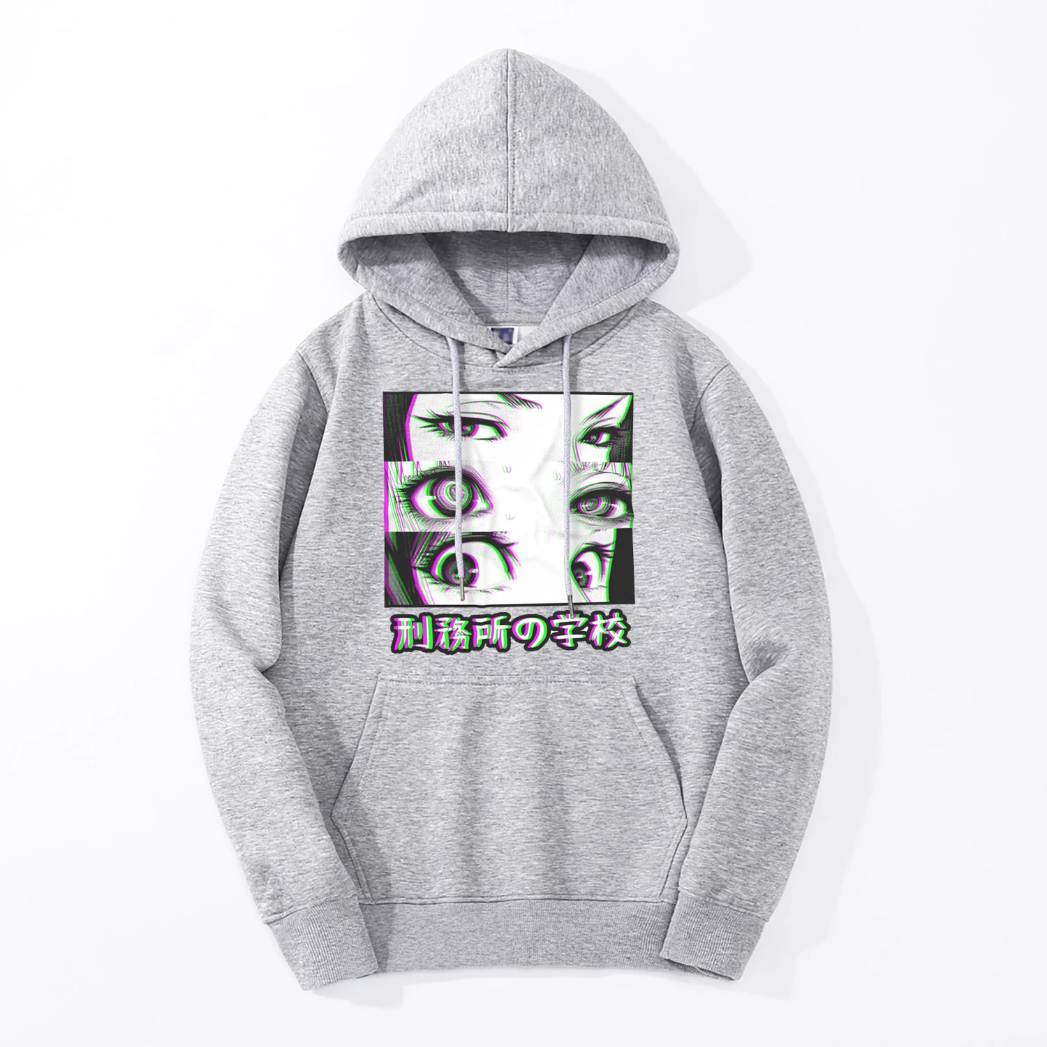 Prison School Anime Eyes Men's Fleece Hoodie Prison School Anime Eyes Men's Fleece Hoodie