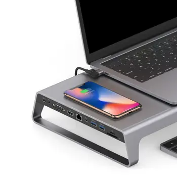 Type-C Multi-function Extension Dock Station Base with USB 3.0 Data Transmission girls love
Type-C Multi-function Extension Dock Station Base with USB 3.0 Data Transmission girls love