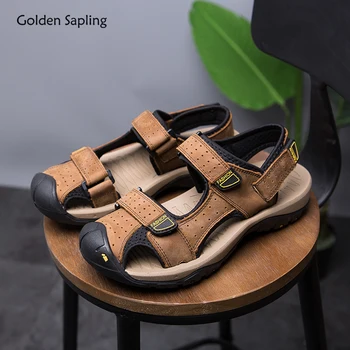 Golden Sapling Summer Shoes Men Breathable Genuine Leather 2020 New Design Men's Sports Sneakers Outdoors Trekking Hiking Shoes
Golden Sapling Summer Shoes Men Breathable Genuine Leather 2020 New Design Men's Sports Sneakers Outdoors Trekking Hiking Shoes