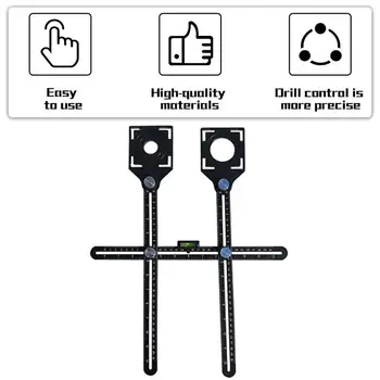 Double Head Folding Ruler Tile Hole Locator Universal Adjustable Masonry Glass Fixed Perforated Hand Tool
Double Head Folding Ruler Tile Hole Locator Universal Adjustable Masonry Glass Fixed Perforated Hand Tool
