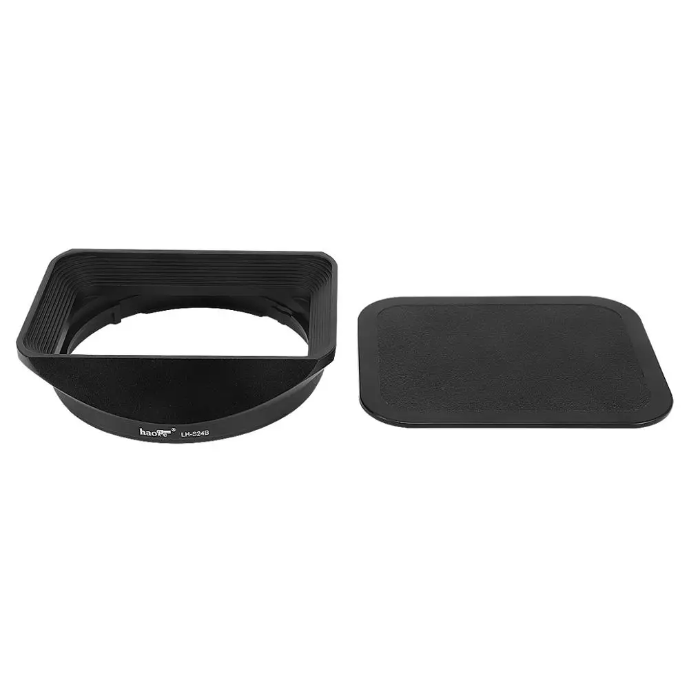 Haoge LH-S24B Bayonet Square Metal Lens Hood Shade with Cap for Sony FE 24mm F1.4 GM SEL24F14GM Wide Angle Prime Lens
Haoge LH-S24B Bayonet Square Metal Lens Hood Shade with Cap for Sony FE 24mm F1.4 GM SEL24F14GM Wide Angle Prime Lens