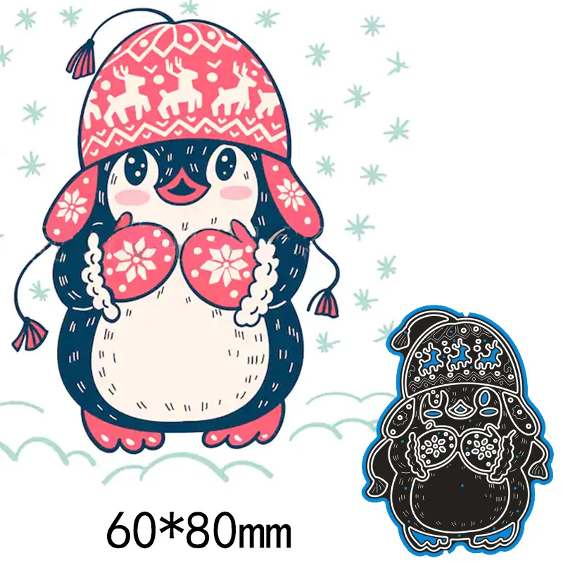 Creative Metal Cutting Layering Die Mold Embossing Stencils DIY Scrapbook Paper Card Making Cute Penguin Cartoon
Creative Metal Cutting Layering Die Mold Embossing Stencils DIY Scrapbook Paper Card Making Cute Penguin Cartoon