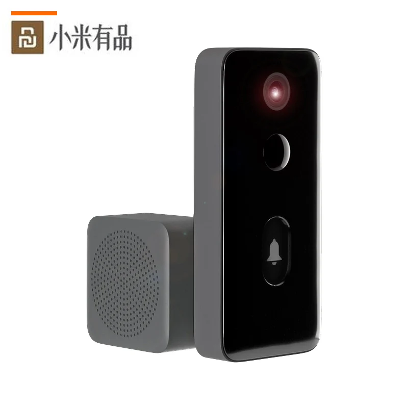 

Xiaomi Video Doorbell 2 MJML02-FJ AI Smart Doorman Human Detect 3Day Cloud Storage Voice Change 2Way Talk Night Vision DND