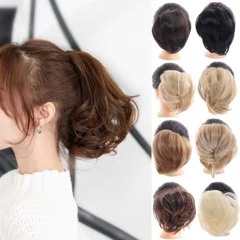 DIANQI Straight Donut Chignon Hairpieces Synthetic Elastic Updo curly Chignon Fluffy Messy Scrunchies Hair Bun For Women
DIANQI Straight Donut Chignon Hairpieces Synthetic Elastic Updo curly Chignon Fluffy Messy Scrunchies Hair Bun For Women