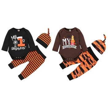 Autumn Newborn Baby Clothes Set Print My First Haloween print Boys Girls Rompers Trousers Hat Three-piece Suit12`
Autumn Newborn Baby Clothes Set Print My First Haloween print Boys Girls Rompers Trousers Hat Three-piece Suit12`