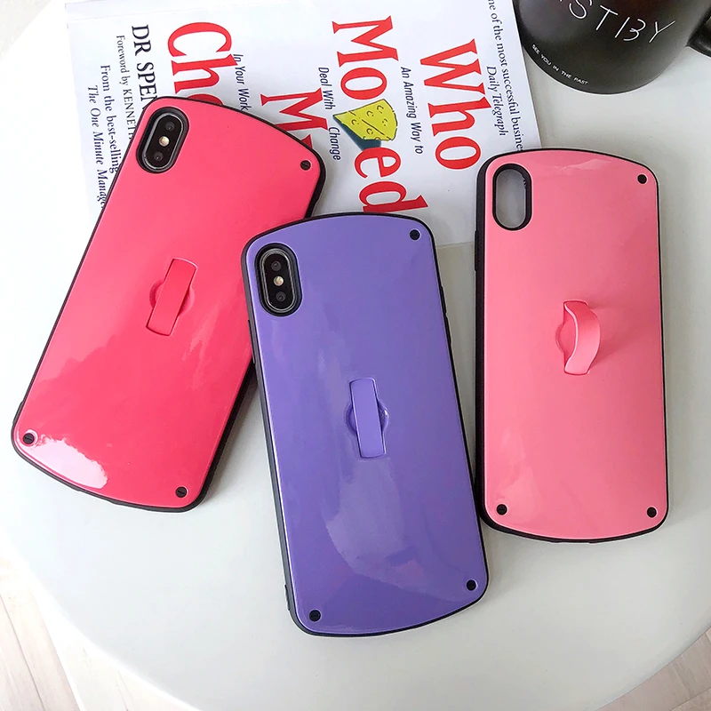 Simple Candy Color Wrist Strap Elliptical Solid Color Phone Case For iPhone 6 6S 7 8 Plus With Invisible Ring Bracket Soft Cover
Simple Candy Color Wrist Strap Elliptical Solid Color Phone Case For iPhone 6 6S 7 8 Plus With Invisible Ring Bracket Soft Cover