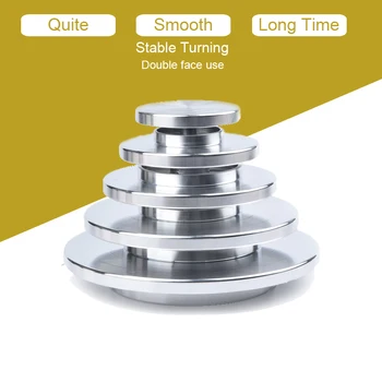8-30cm Pottery Wheel Alloy Heavy Duty Metal Pottery Decorating Banding Wheel Quite Smooth turning pottery tools Stand Turntable
8-30cm Pottery Wheel Alloy Heavy Duty Metal Pottery Decorating Banding Wheel Quite Smooth turning pottery tools Stand Turntable