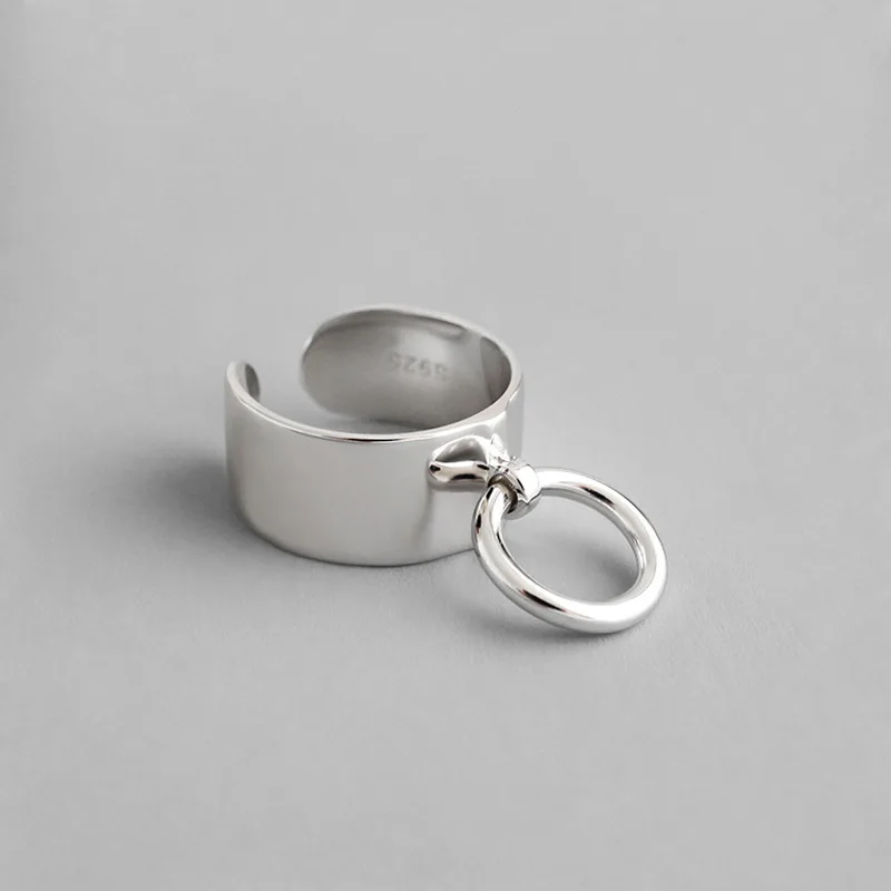 925 Sterling Silver Round Circle Open Rings For Women Personality Simple Style Lady Prevent Allergy Sterling-silver-jewelry
925 Sterling Silver Round Circle Open Rings For Women Personality Simple Style Lady Prevent Allergy Sterling-silver-jewelry