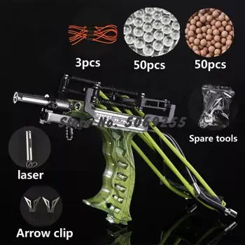New Laser Slingshot Black Hunting Bow Outdoor Powerful Catapult For Hunting Shooting Arrows Catch Fishing Crossbow Bow
New Laser Slingshot Black Hunting Bow Outdoor Powerful Catapult For Hunting Shooting Arrows Catch Fishing Crossbow Bow