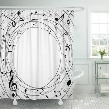 Music Musical Notes Pattern Classic Sheet White Key Shower Curtain Waterproof Polyester Fabric 60 x 72 inches Set with Hooks
Music Musical Notes Pattern Classic Sheet White Key Shower Curtain Waterproof Polyester Fabric 60 x 72 inches Set with Hooks