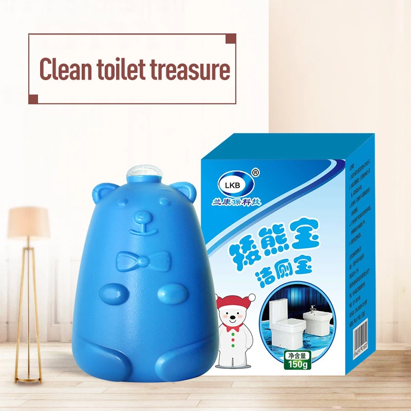 Creative Bear Blue Bubble Cleaner Magic Toilet Automatic Flush Cleaning Assistant Cleaning Bathroom 65 Days Long-term Cleaning
Creative Bear Blue Bubble Cleaner Magic Toilet Automatic Flush Cleaning Assistant Cleaning Bathroom 65 Days Long-term Cleaning