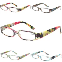 Boncamor 4 Pack Portable Printing Small Rectangular Frame Reading Glasses Men and Women Spring Hinge Comfortable HD Reader
Boncamor 4 Pack Portable Printing Small Rectangular Frame Reading Glasses Men and Women Spring Hinge Comfortable HD Reader