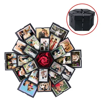 DIY Explosion Box Gift Surprise Party's Handmade Memory Scrapbo Photo Album for Valentine Wedding Anniversary Birthday Gifts
DIY Explosion Box Gift Surprise Party's Handmade Memory Scrapbo Photo Album for Valentine Wedding Anniversary Birthday Gifts