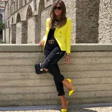 Solid Colors Single Button Slim Blazer Fashion Women All-Match Indie Short Suit 2021 Spring Autumn New Y2k Vintage Blazer Office
Solid Colors Single Button Slim Blazer Fashion Women All-Match Indie Short Suit 2021 Spring Autumn New Y2k Vintage Blazer Office