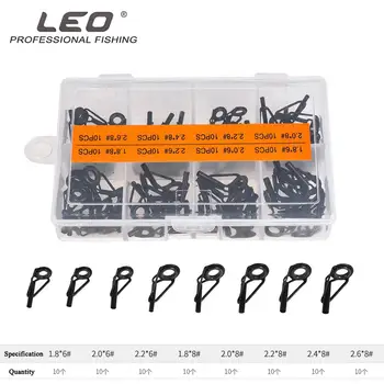 LEO Fishing Rod Guide Building Components 80pcs Telescopic Rod Fishing Accessories Line Guides Rings Repair Kit for Fishing
LEO Fishing Rod Guide Building Components 80pcs Telescopic Rod Fishing Accessories Line Guides Rings Repair Kit for Fishing