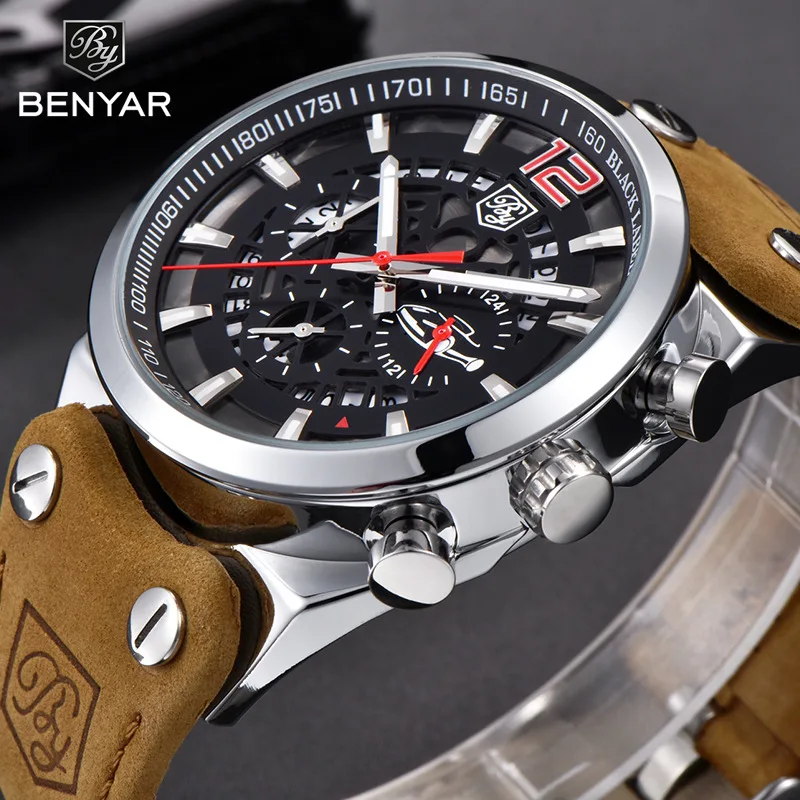 Benyar/Jacobin 5112 Watch MEN'S Watch Fashion Multi-functional Sports Waterproof Quartz Watch MEN'S Watch
Benyar/Jacobin 5112 Watch MEN'S Watch Fashion Multi-functional Sports Waterproof Quartz Watch MEN'S Watch