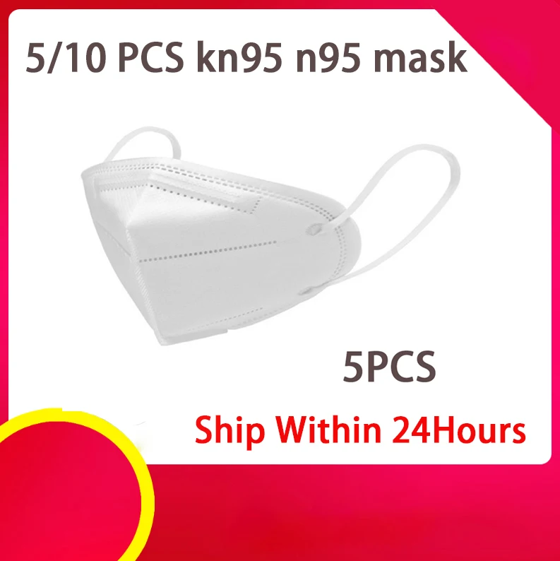 10PCS KN95 Dustproof Anti-fog And Breathable Face Masks 95% Filtration N95 Masks Features as KF94 FFP2 Ships within 24 hours
10PCS KN95 Dustproof Anti-fog And Breathable Face Masks 95% Filtration N95 Masks Features as KF94 FFP2 Ships within 24 hours