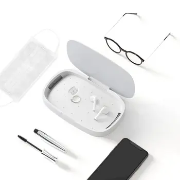 3-in-1 Phone UV Smartphone Sanitizer and Wireless Charger Multi-Function box A6HB
3-in-1 Phone UV Smartphone Sanitizer and Wireless Charger Multi-Function box A6HB