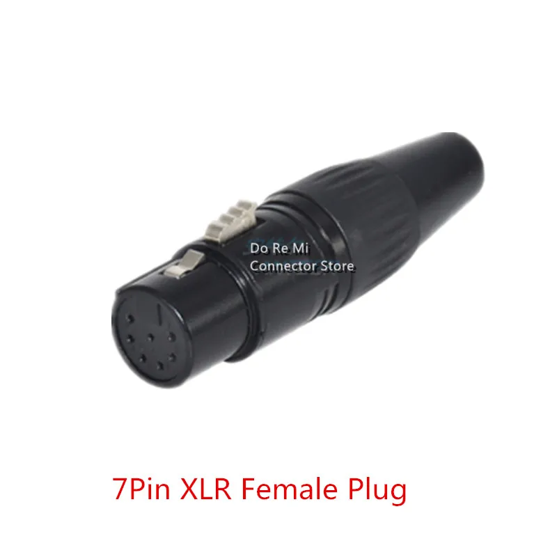 10pcs/lot Black gold plated 7Pin card faucet mixer plug microphone XLR plug Canon head 7-core card head male and female
10pcs/lot Black gold plated 7Pin card faucet mixer plug microphone XLR plug Canon head 7-core card head male and female