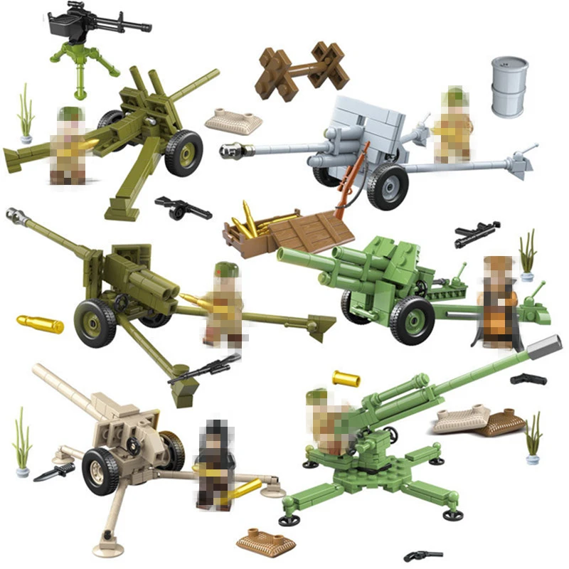 6pcs/lot Military Technology Enlightenment Assembling Building Blocks War Gun Car Tank Cannon Bullet Cartridge Model Toy Bricks
6pcs/lot Military Technology Enlightenment Assembling Building Blocks War Gun Car Tank Cannon Bullet Cartridge Model Toy Bricks