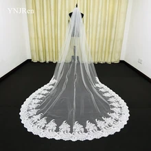 Wedding Veils Cathedral Length Lace Appliqued One Layer Custom Made White Ivory Veils with Comb Bride Bridal Accessories
Wedding Veils Cathedral Length Lace Appliqued One Layer Custom Made White Ivory Veils with Comb Bride Bridal Accessories