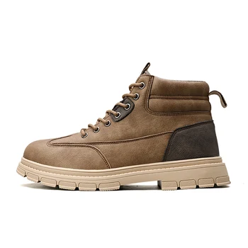 Martin boot men's mid-boot fall/winter vintage mid-boot men's bootie Korean style high-top work boots
Martin boot men's mid-boot fall/winter vintage mid-boot men's bootie Korean style high-top work boots
