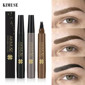 KIMUSE 4 Colors Eyebrow Gel Enhancer Matte Smudge-proof Waterproof Tattoo Pen Long-lasting Eyebrow Pencil Cosmetic Eye Makeup
KIMUSE 4 Colors Eyebrow Gel Enhancer Matte Smudge-proof Waterproof Tattoo Pen Long-lasting Eyebrow Pencil Cosmetic Eye Makeup