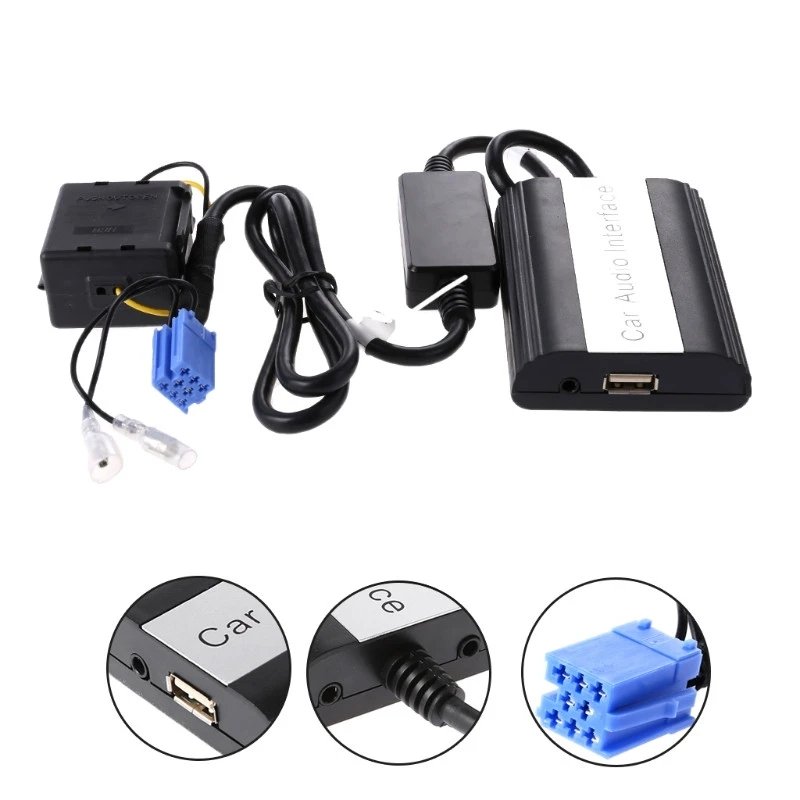 New Handsfree Car Bluetooth Kits MP3 USB Music Wireless AUX Adapter 8 Pin Interface For Renault Megane Clio Scenic Laguna qyh
New Handsfree Car Bluetooth Kits MP3 USB Music Wireless AUX Adapter 8 Pin Interface For Renault Megane Clio Scenic Laguna qyh