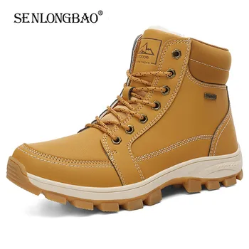 Brand New Winter Warm Men Boots Plush Snow Boots Men Lace-up Non-slip Ankle boots Fashion Waterproof Man Boots Big Size 39-46
Brand New Winter Warm Men Boots Plush Snow Boots Men Lace-up Non-slip Ankle boots Fashion Waterproof Man Boots Big Size 39-46