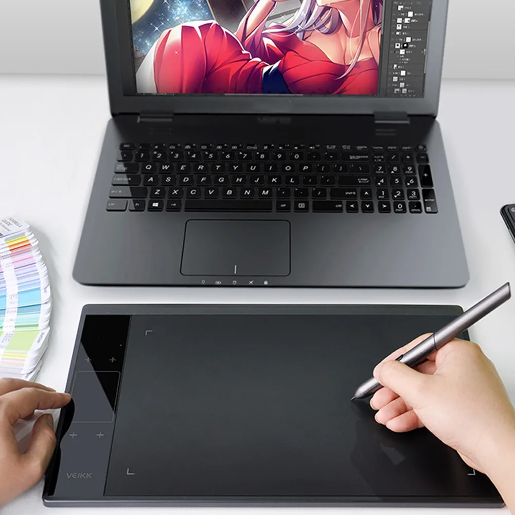 Digital Handright Drawing Tablet & Pen with 8192 Levels Passive Pen for Left & Right Hand GV99
Digital Handright Drawing Tablet & Pen with 8192 Levels Passive Pen for Left & Right Hand GV99