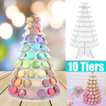 10 Tier Tower Macaron Macaron Display Stand Round Cake Stand PVC Tray Birthday Wedding Display Rack Cake Decorating Tools
10 Tier Tower Macaron Macaron Display Stand Round Cake Stand PVC Tray Birthday Wedding Display Rack Cake Decorating Tools