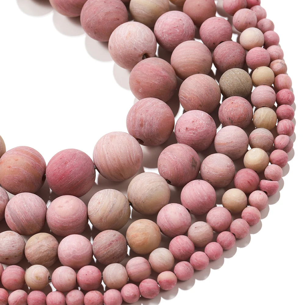 1strand Natural Matte Pink Red Rhodonite Stone Bead Round Beads Spacer Loose Ballbead For Jewelry Making DIY Bracelet 4-12MM
1strand Natural Matte Pink Red Rhodonite Stone Bead Round Beads Spacer Loose Ballbead For Jewelry Making DIY Bracelet 4-12MM