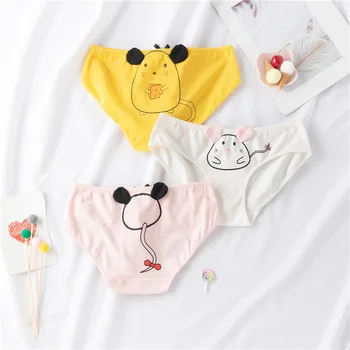 Cotton cute mouse print women girls briefs female underwear
Cotton cute mouse print women girls briefs female underwear