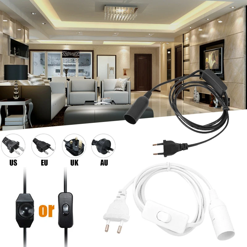 Power Dimmer Light Modulator Lighting Fixture ON/OFF Cord Electric 1.7M Black NEW Adjustable Controller DIY Replacement Parts
Power Dimmer Light Modulator Lighting Fixture ON/OFF Cord Electric 1.7M Black NEW Adjustable Controller DIY Replacement Parts